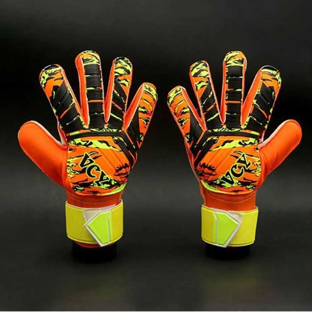 Anti-Slip Soccer Goalkeeper Gloves Wear Resistant Colorful Football Goalie Gloves Waterproof Breathable Latex Soccer GlovesW251112