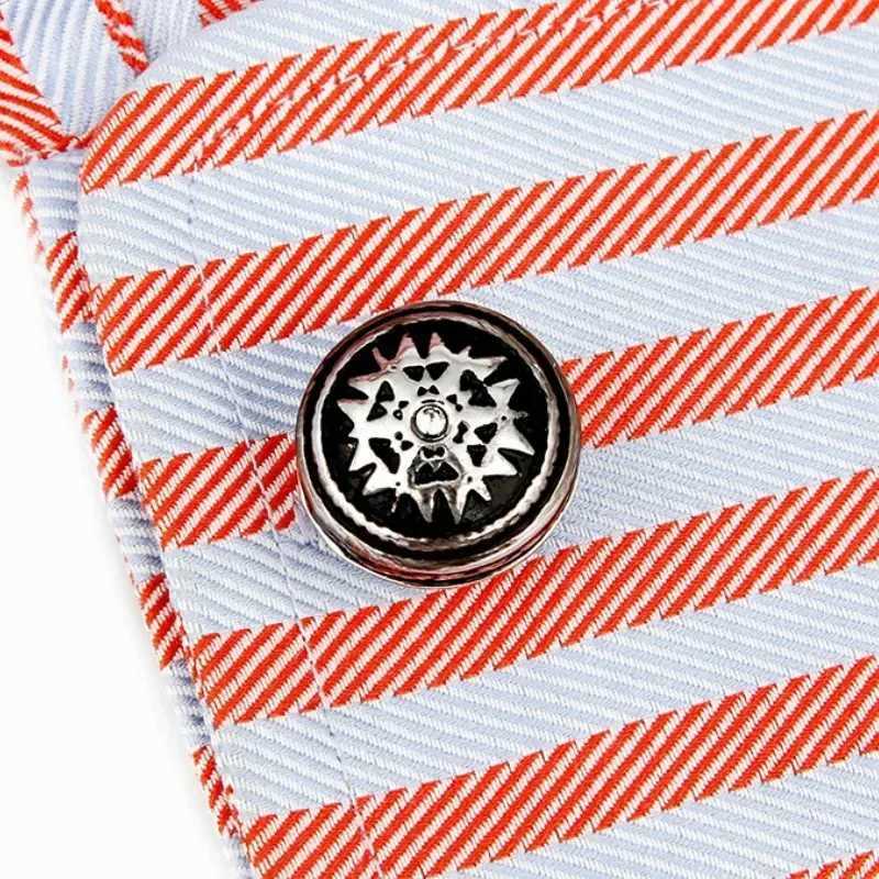Advanced mens business banquet wedding party casual dating gift classic high-quality French shirt cufflinksT250412