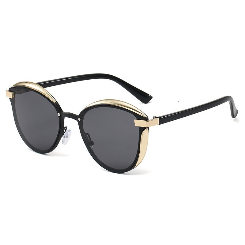 Designer Luxury 2025 New Sunglasses, High-end Korean-style Fashionable Retro Large-frame Sunglasses, Trendy Street Style Personalized Glasses