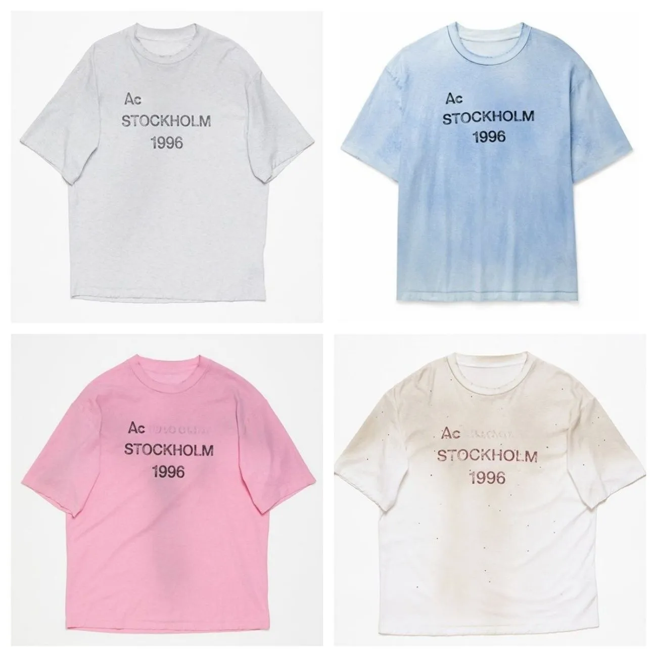 Acnes tshirt Designer Mens t-shirt pure Tshirt cotton short-sleeved t shirts fashion casual mens and womens t-shirt couple unisex letters printed summer tees tops