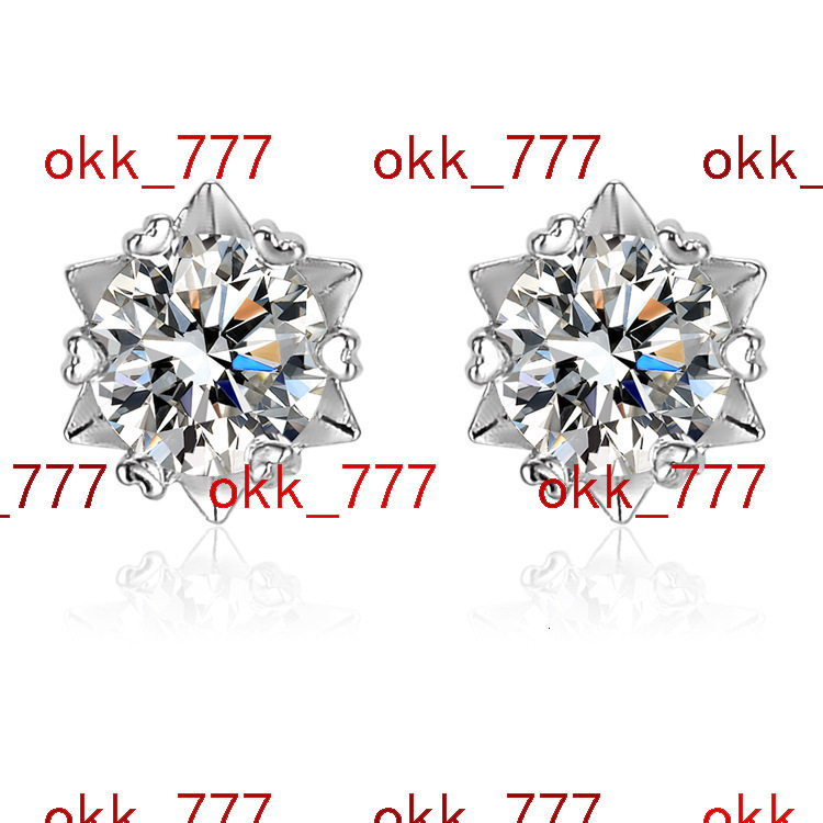 High Quality Moissanite Earrings 925 Sterling Silver Snowflake Earrings Diamond Stud Wholesale