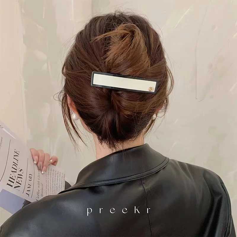 Acetic acid hair claw clip flower Camilla shaped hair clip for girls and women hair accessories Y2504012