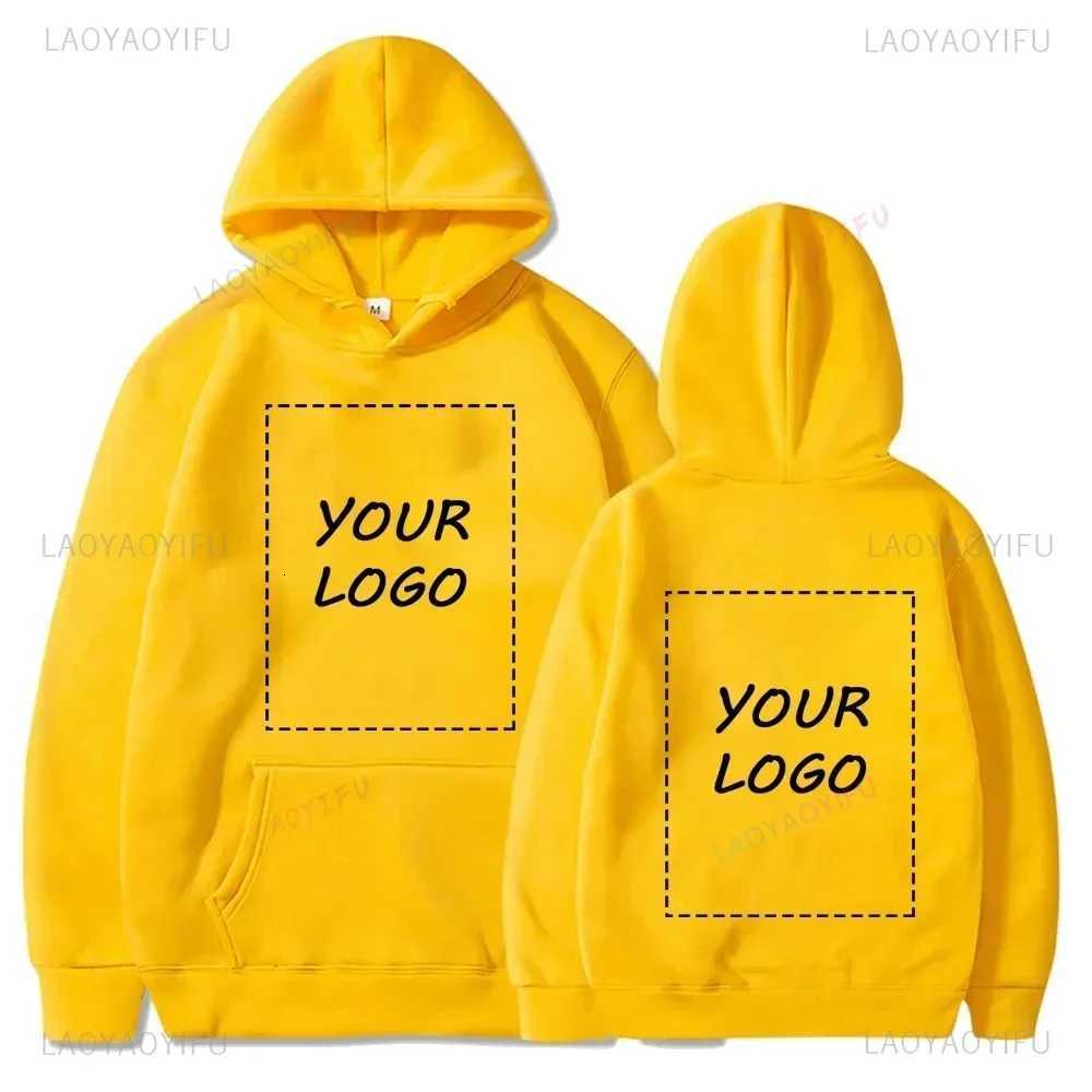 POD customization Student Casual Custom Printed Text DIY Hoodie Customized Personalized Hoody Custom Hoodies Text SweatshirtT251112