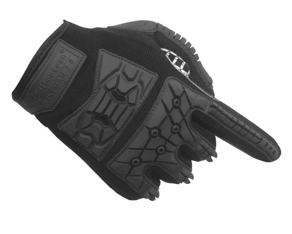 Seibertron Lineman 2.0 Padded Palm Football Receiver Gloves Flexible TPR Impact Protection Hand Back Gloves Adult SizeXJ250412