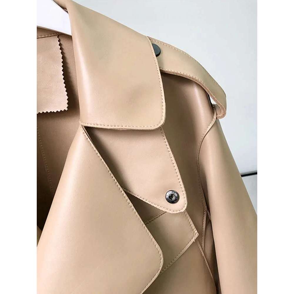 FTLZZ Spring Autumn New Fashion Faux Soft Jacket Women Loose PU Leather Short Coat One Button Locomotive Chic Outwear