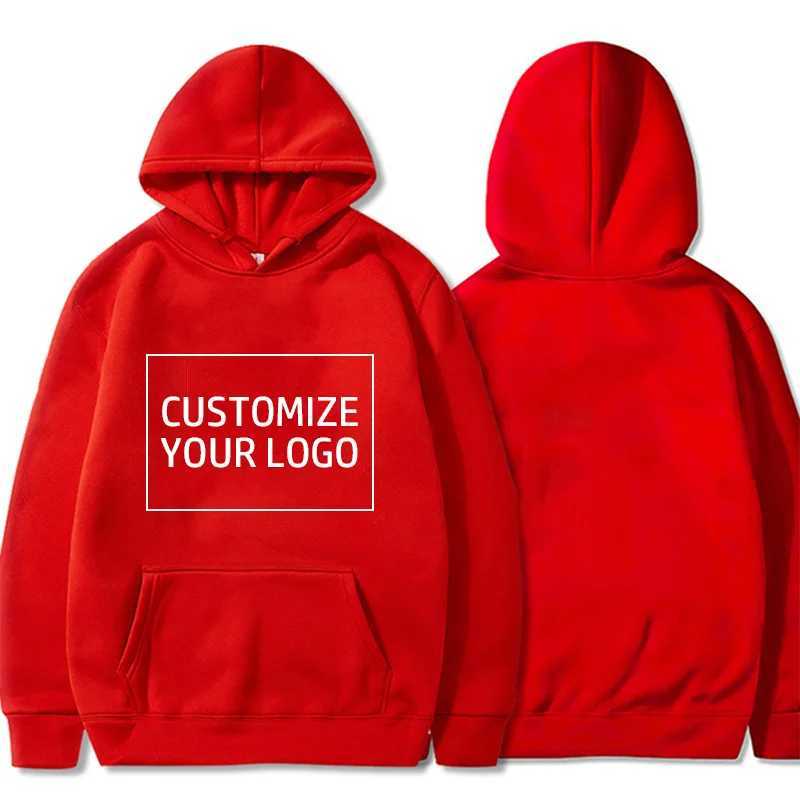 POD customization Diy Your Own Design Print Pattern Customize Autumn Long Sleeve Hoodies Solid Color Women Fashion 10 Colors TopsT251112