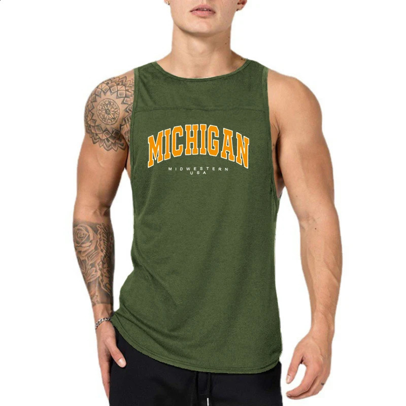Muscle mens sports breathable sweat absorbent vest casual fitness training Tshirt underwear 250407