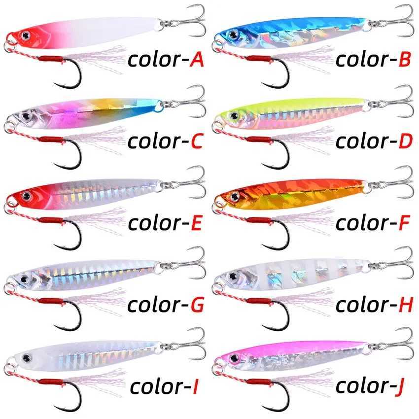 Ocean Boat Beach Seawater Fishing Drag Metal Jigging Lures 60g 80g Artificial Bait for Spanish Mackerel Bass Casting Spoons Jigs Z250411