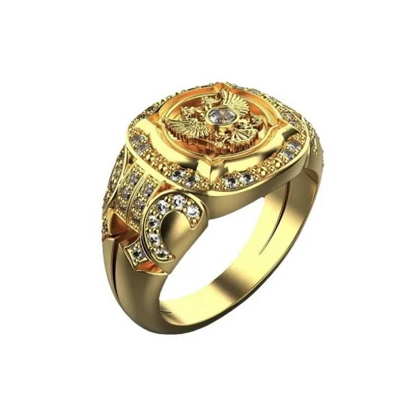 Newcomers fashion her mans ring handmade alloy jewelryXJ250412
