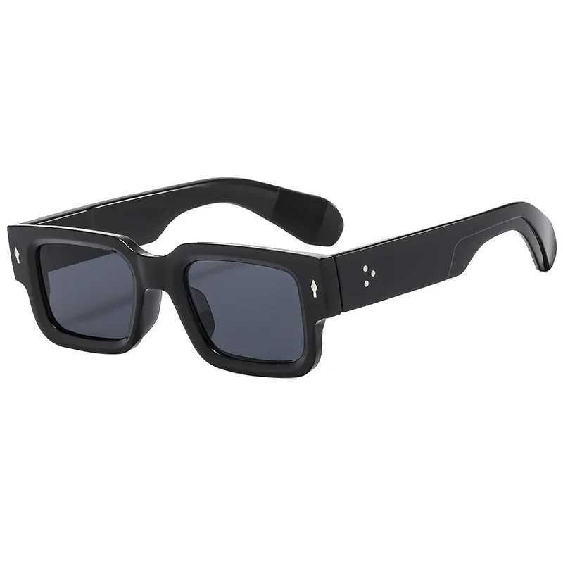 New Mens Personality Minimalist Style Sunglasses Fashion Cool Retro Rectangle Glasses Oculos De Sol Femino Z250411