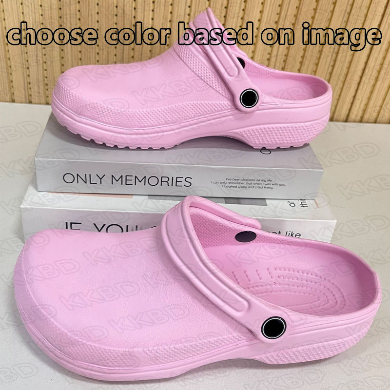 2026 New Designer Clogs Sandals Waterproof Summer Beach Slides Slippers for Women Men Comfortable Outdoor Shoes Black White Red pink Slipper Platfrom Sandal