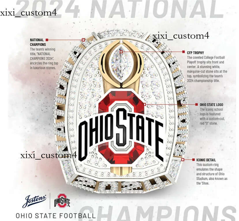 2024 2025 Ohio State National Team Champion Championship Ring With Wooden Display box Men Fan Brithday Gift Sport Souvenir new