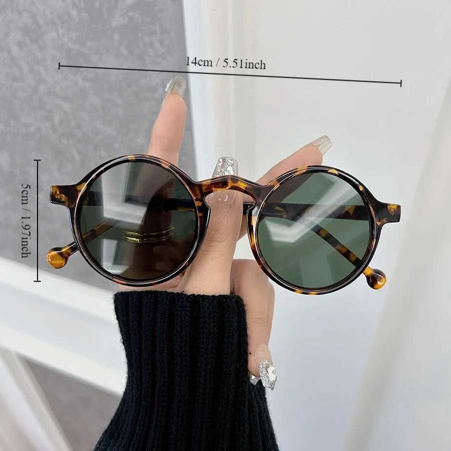 Retro Round Sunglasses Women Men Fashion Brand Vintage Sun Glasses Female Male Designer Mirror Punk Outdoor Oculos De Sol Z250411