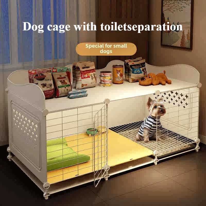 Pet product supply accessories for small dog cages with iron mesh toilet isolation area indoor isolation cage pads X250412