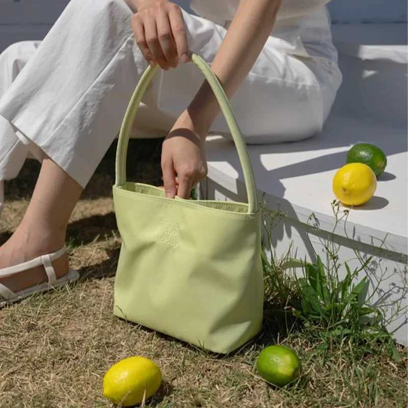 Korean Mucu and by Fiable Embroidered High Elasticity Waterproof Nylon Versatile Casual Womens Shoulder BagXJ250412