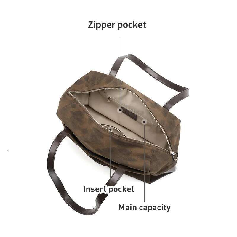 LA FESTIN Original 2025 New Tote Bags Fashion Shoulder Brand Women High-Capacity Leather Bag
