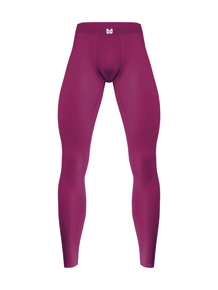 Ice silk nude yoga pants for summer thin men seamless ultra-thin long legs breathable sports fitness tight elastic pants UMFD 250410
