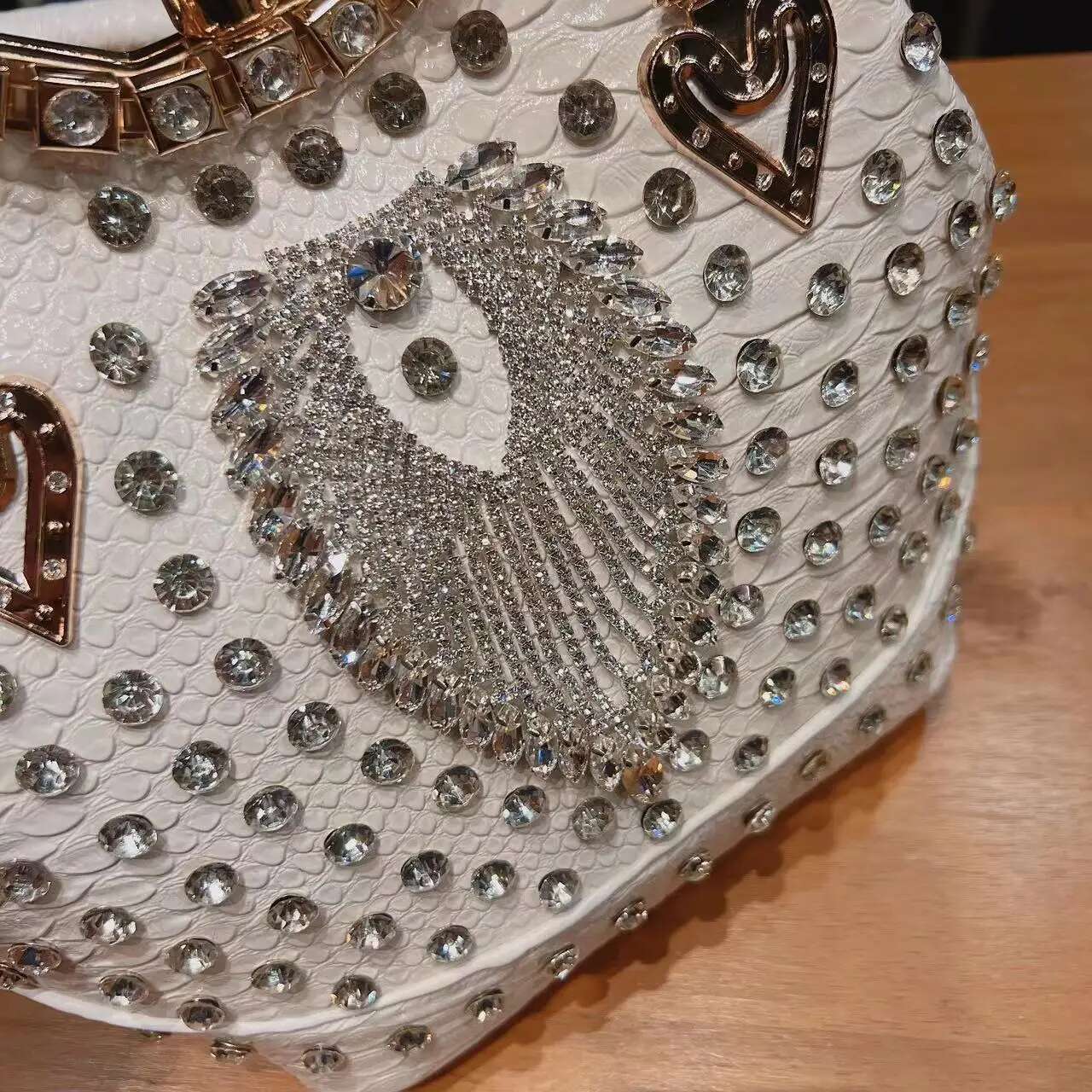 Cross-Body Bucket 2022 New High Sense Fashion Dia Inlaid Female Bag High-Grade Handbag Single Shoulder Ba
