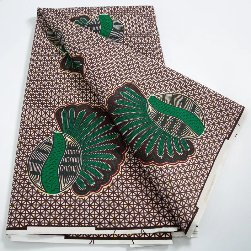 d Veritable 100% Original Real Wax Nigeria Ankara Wax Fabrics Block Prints Batik Dutch High Quality Sewing Cloth 250407