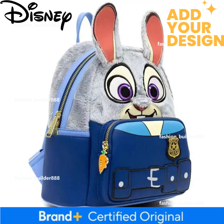 Custom Zootopia Student Cartoon Cute Backpack Girl Xmas Convenient Travel Bag Gift
