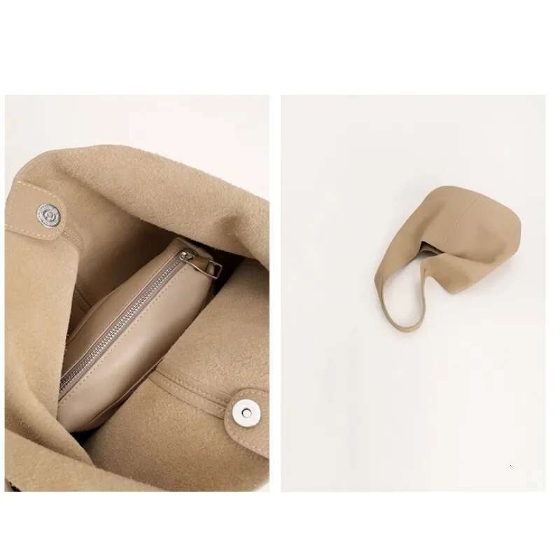 Fashion Popular Cool Totes For Women High-Capacity Cowhide Shoulder 2025 Chic Designed Genuine Leather Underarm Bag