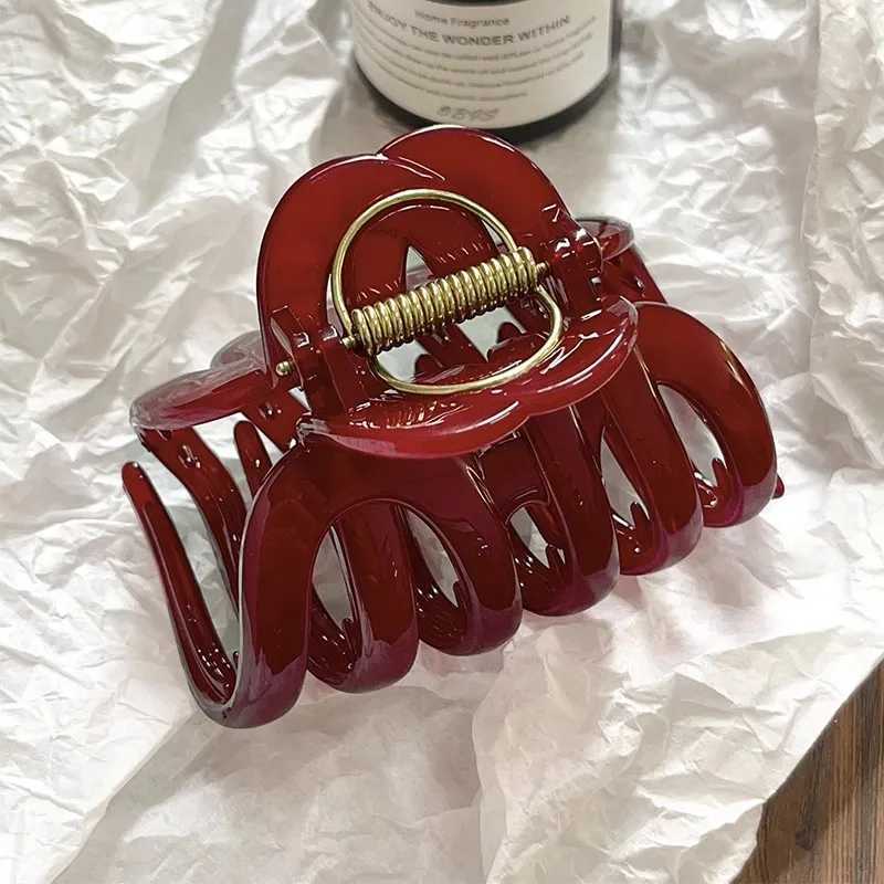 Newly designed top-notch pumpkin hair clip suitable for women sweet hair decoration long hair retention headband hair clip Y2504012