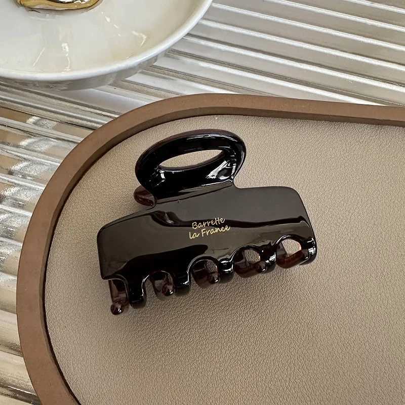 5.5cm long acetate fiber hair clip red hair clip suitable for girls and women as hair accessories Korean new fashion Y2504012