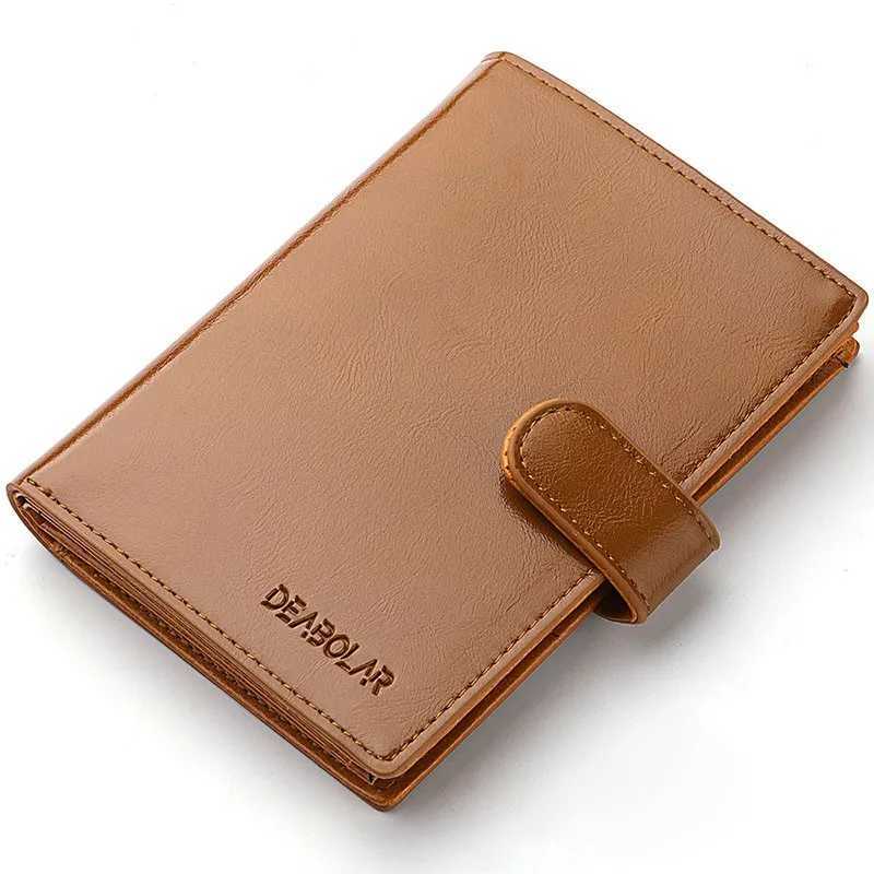 Mens short zipper wallet mens wallet card bag coin bag small passport cover casual mens wallet Z250411