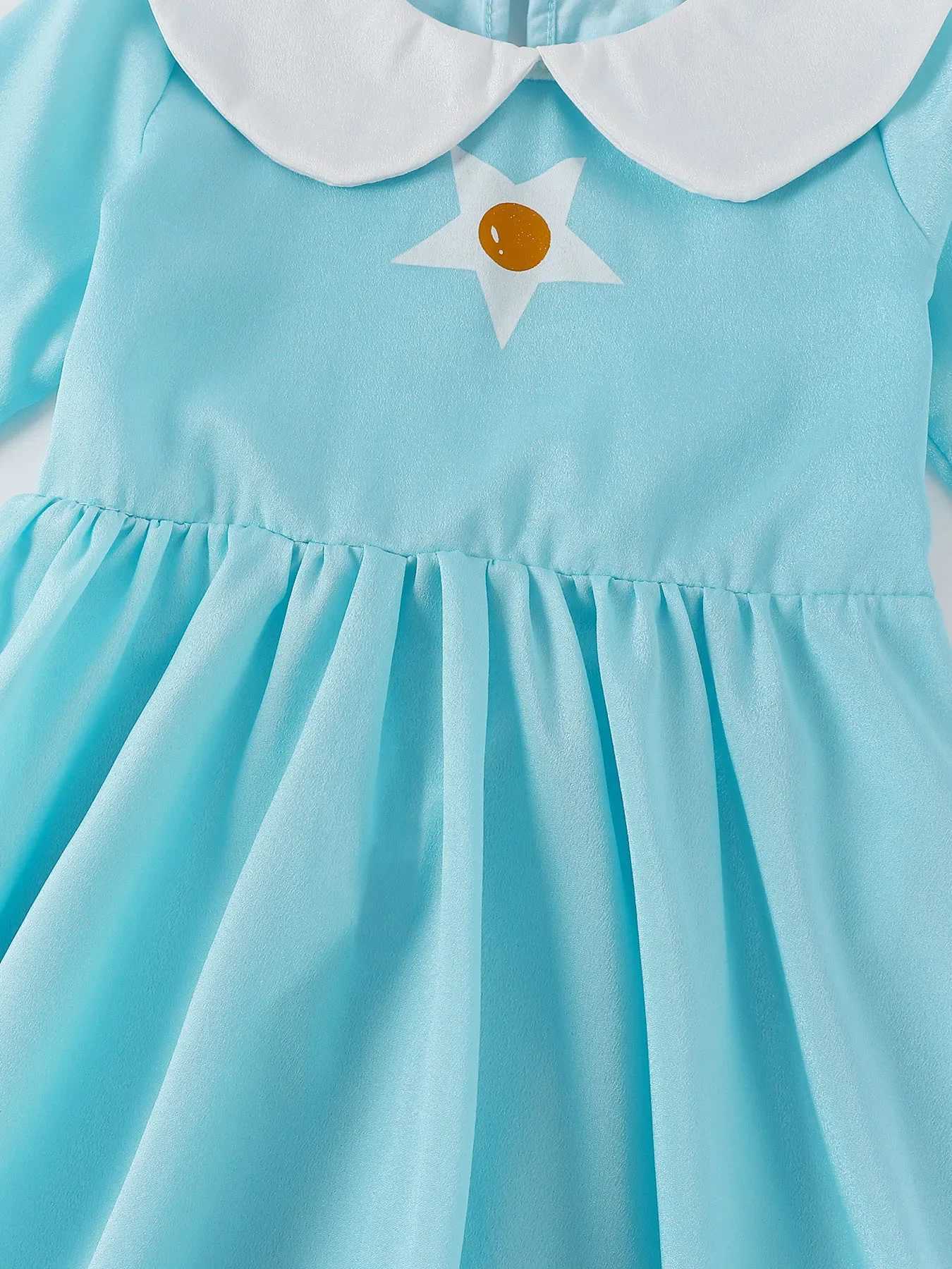 Disney Peach cosplay Rosalina Dress childrens party dressXJ250411