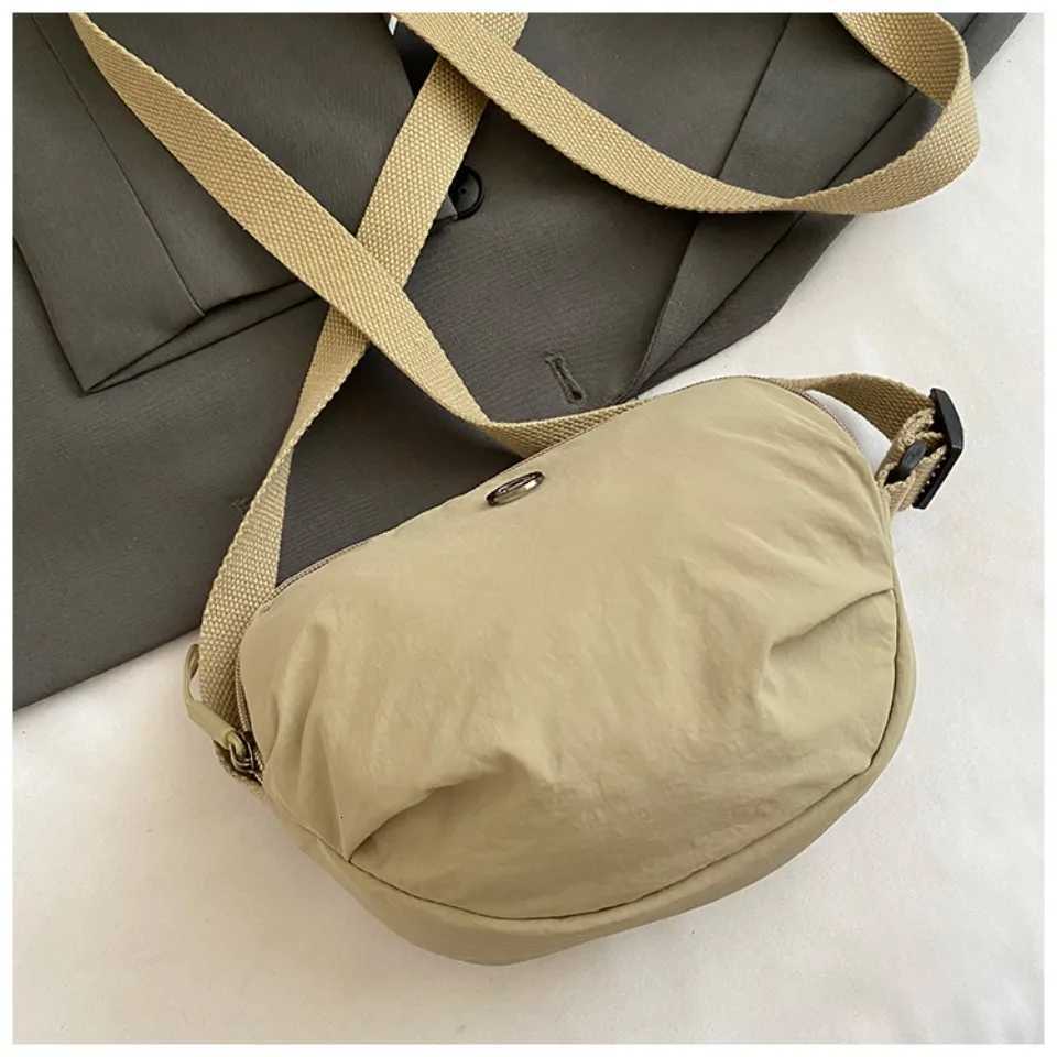 Womens Large Capacity Messenger Bag Lightweight Crossbody Shoulder Bag Adjustable Strap Simple HandbagT2511112