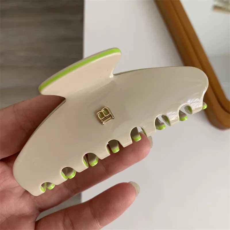 1 new acetate bed sheet hair clip letter shark clip headband accessory grip clip sweet plate hair clip hair accessory Y2504012