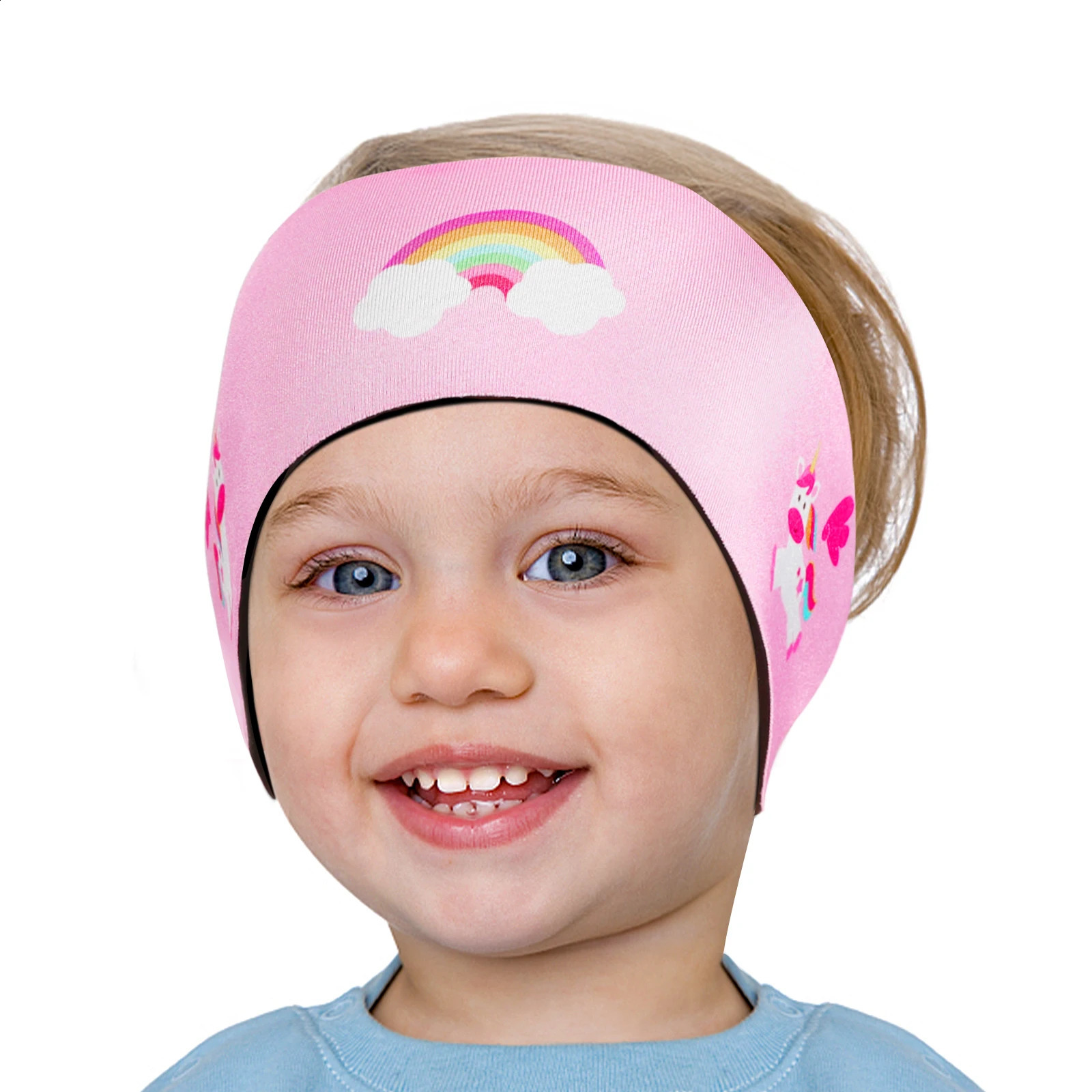 HeySplash Swimming Headband Swim Earplugs Kids Ear Plugs Ear Band Swimmer Ear Protection Elastic Neoprene Ear Guard 250411