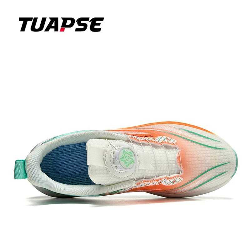 TUAPSE Men BOA Quick Lacing Running Shoes Breathable Shock-Absorption Non-slip Comfortable Sneakers Size 39-46C250411