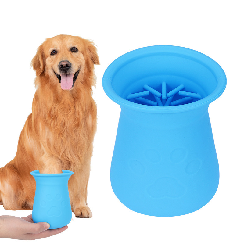 Cross border hot selling pet silicone foot washing cup, dog foot washing device, pet paw cleaning tool, foot cleaning cup massager