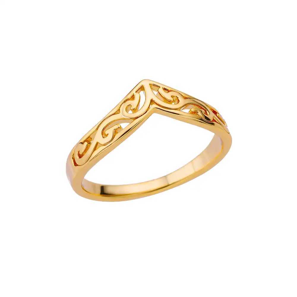 Stainless steel ring mens gold plant totem ring mens wedding party finger jewelry gift 2024 trendXJ250412