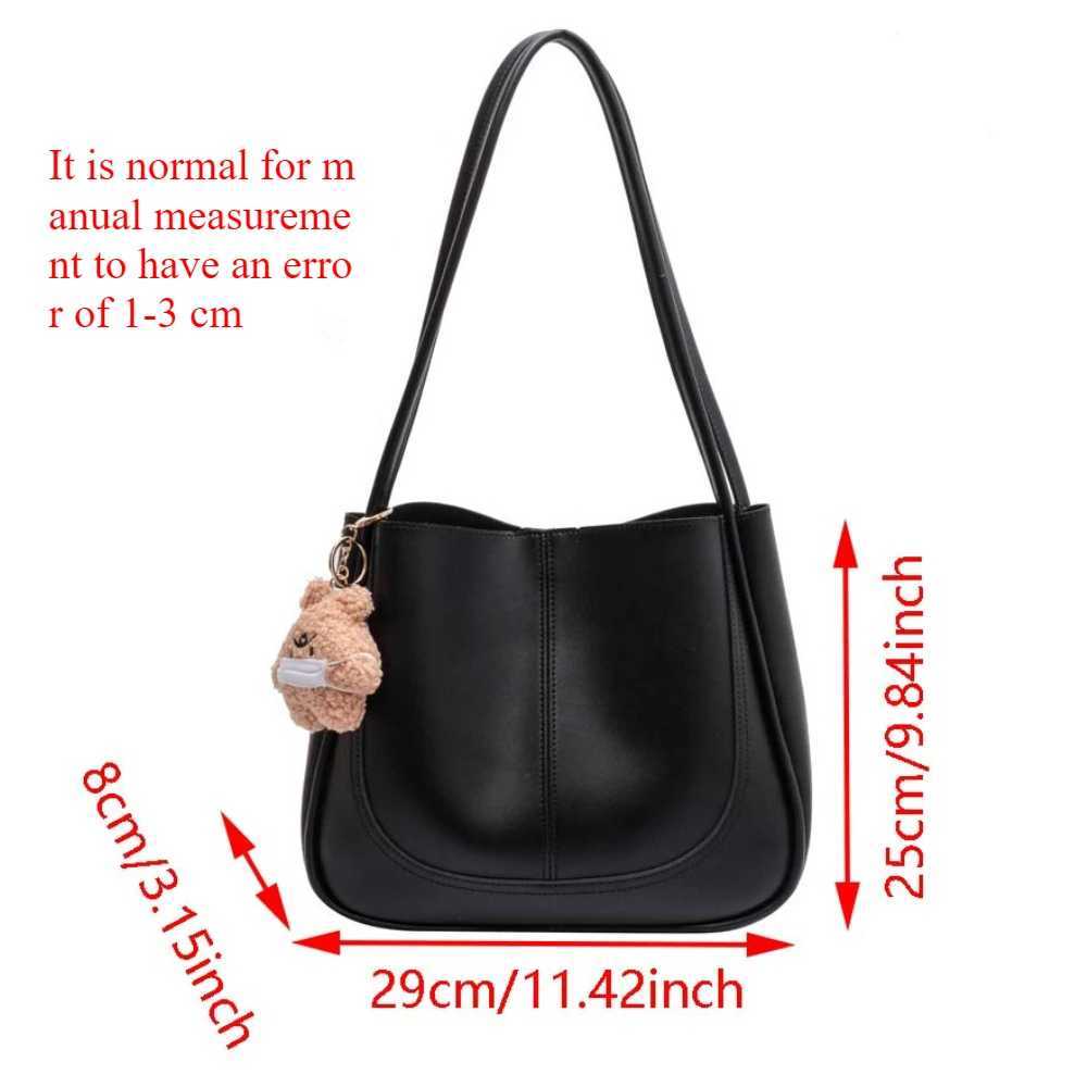 High end texture large capacity bag 2024 autumn and winter new womens bag Fi commuting shoulder bag womens handbagXJ250412