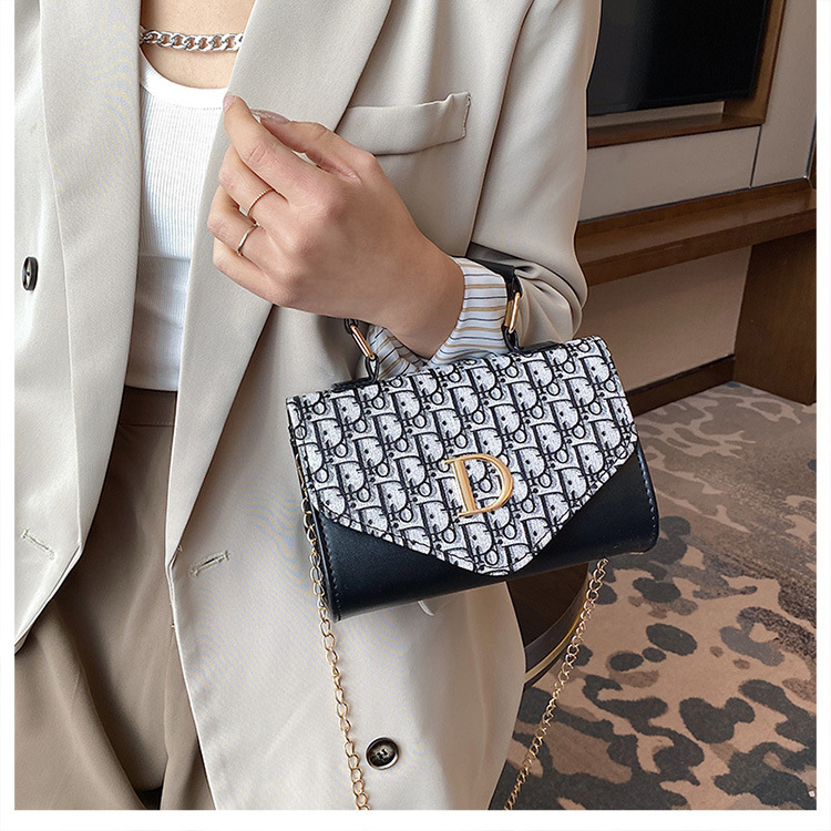 Fashionable leisure cross body bag single shoulder bag all-match chain, Korean version small square bag women's bag new style