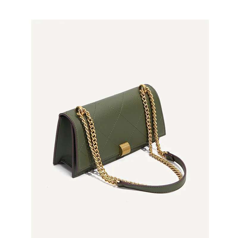 Designer Bag Korean Popular For Women's Summer 2024 Retro Chain Shoulder Underarm Crossbody Bag Women Leather Handbags Money Purse