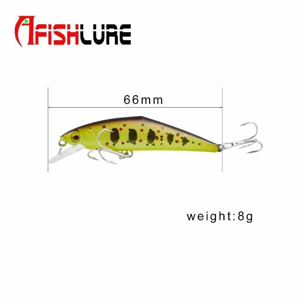 Afishlure D-contact Smith 63mm Minnows Pesca D Contact Fishing Lure Swimbait 66mm Z250411