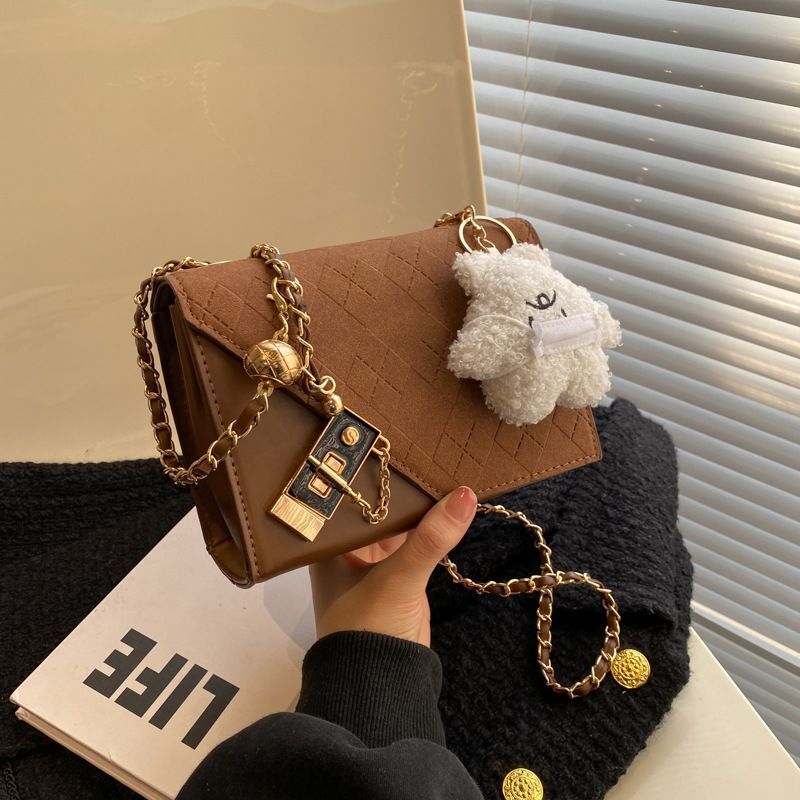 Personalized Niche Design Small Square Bag Fashion New Matte Ladies Shoulder Messenger Ladies Bag
