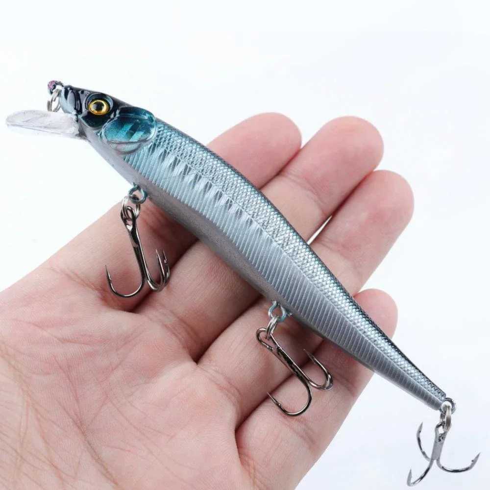 1 Pcs Fishing Lure 11.5cm/14g Minnow Crankbait Wobblers 3D Eyes Perch Artificial Bait Pike Carp Bait Swim Bait Fishing Pesca Z250411