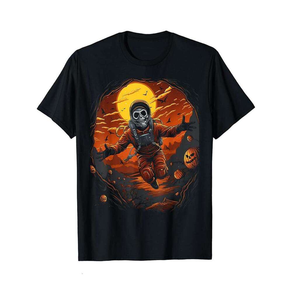 Designer T shirt Skydiving Halloween Sport Custom Graphic Tees for Men Men - 220g T shits