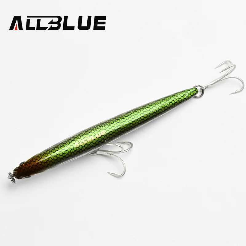 ALLBLUE SPEAR 90 Fishing Lure Stick 90mm/9g Sinking Pencil Longcast Shad 3D Eyes Tungsten Artificial Bait Bass Pike Tackle Z250411