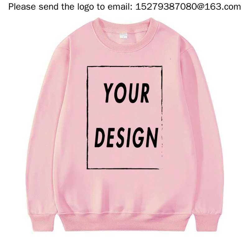 POD customization Mens and Womens Casual Sweater New Unisex Sportswear Free Customization of Your Round Neck Sweater FashionableT251112