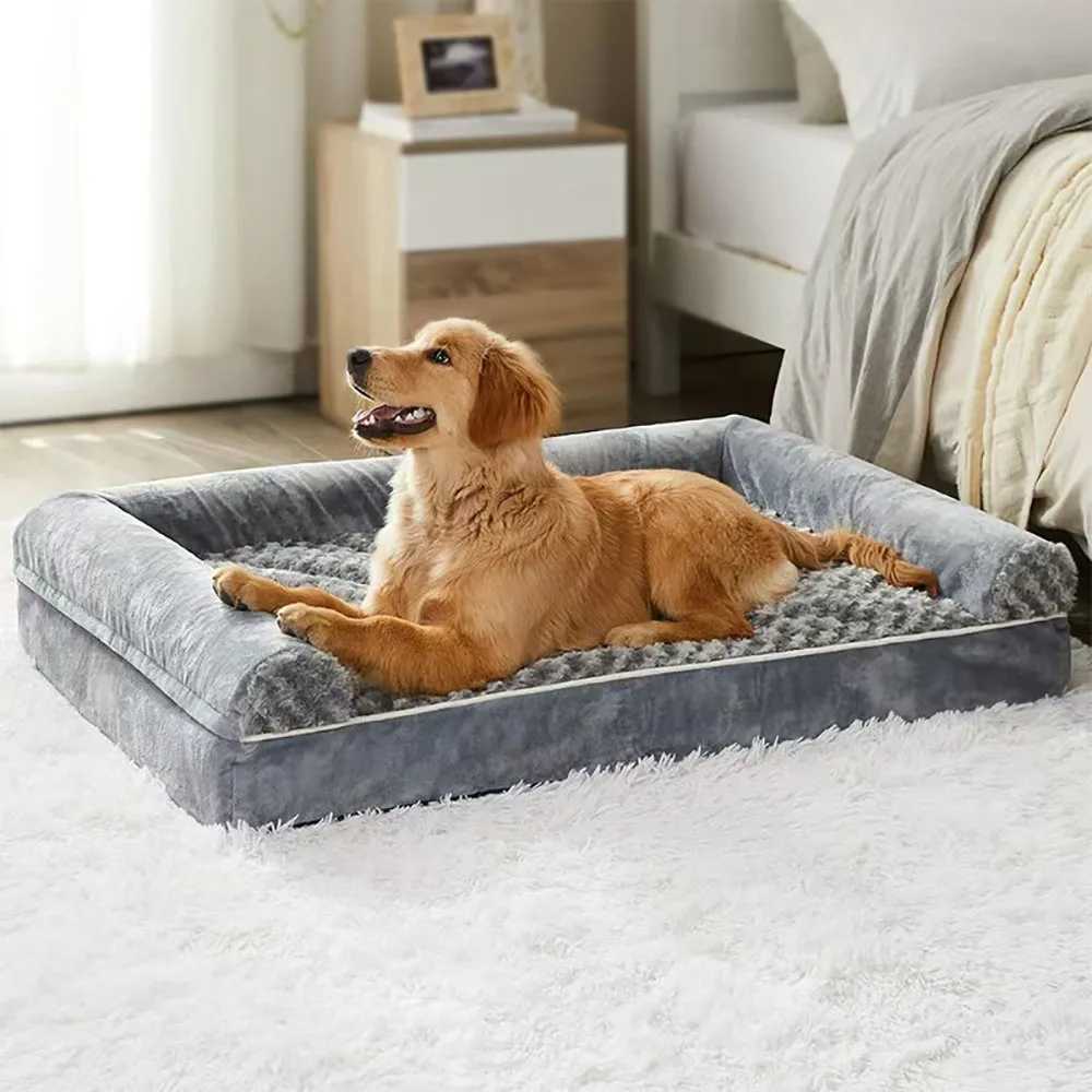 Luxury Dog Cat Pet Bed Mat Dog Accessories Cat Nest Blanket All Season Universal Machine Washable Bed for Medium Large Dog Puppy X250412