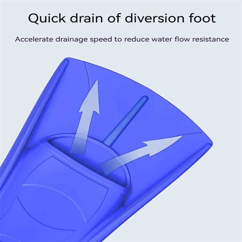 Professional Swimming Flip Silicone Pool Diving Competition Frog Shoes Diving Fishing and Hunting Assisted Swimming Double FinY250412