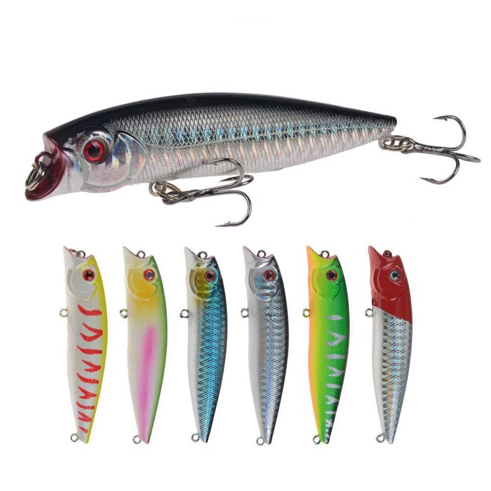 POETRYYI Hot 1pc Popper Fishing Lures 9cm/11g Topwater Popper Bait 17 Color Hard Bait Artificial Wobblers Plastic Fishing Tackle Z250411