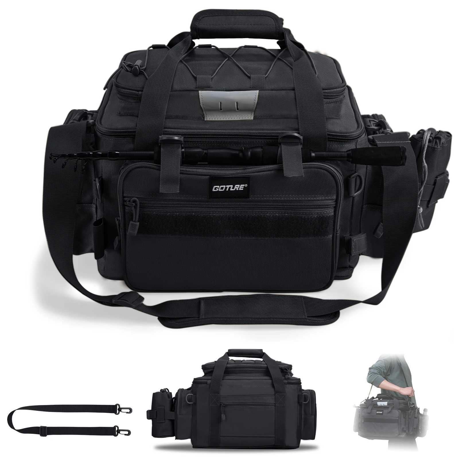 Goture Outdoor Cycling Sports Storage Shoulder Bag Waterproof Bag Large Capacity Hunting Tactical Soft Bag Camping Fishing Kit Z250411