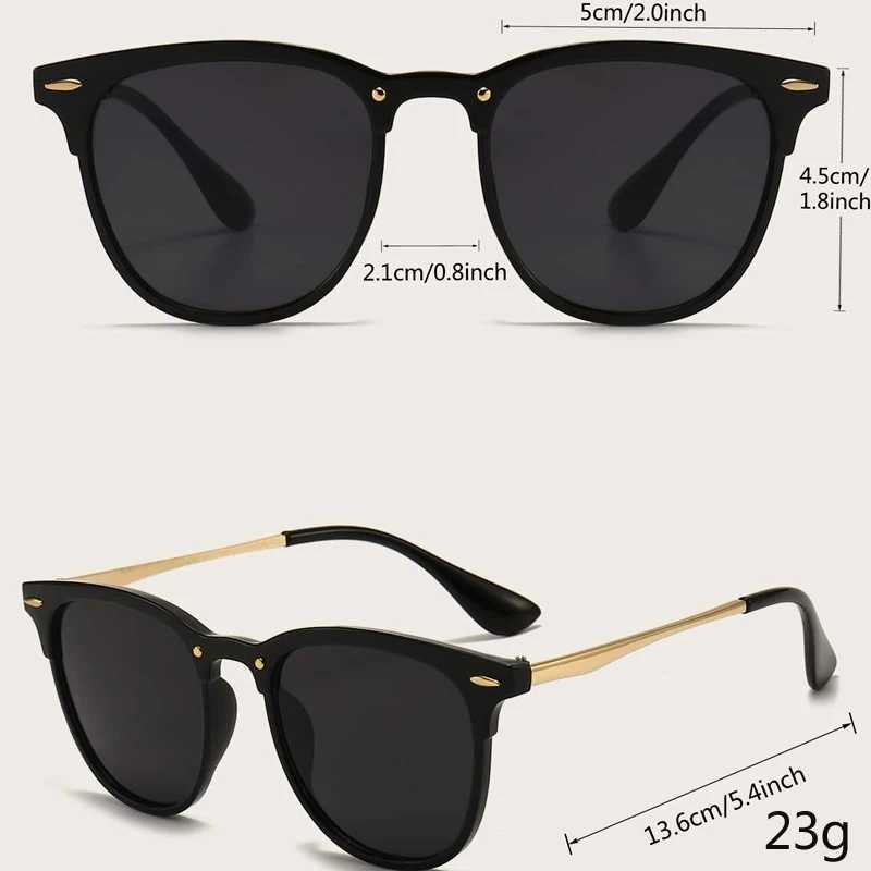 4pcs Fashion Brand Sunglasses Women Brand Desginer Cat Eye Sun Glasses Classical Rivet Cateye Female Shades Eyeglasses UV400C250411