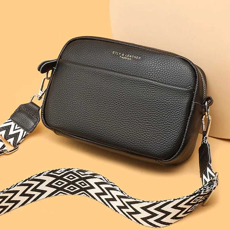 Genuine Leather Handbag For Women Crossbody Bag Cowhide Fashion Shopping Daily Casual Zipper Female Shoulder Bag to Lady giftT2511112